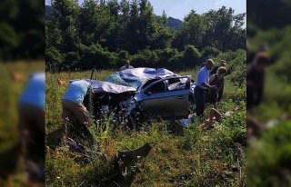 Sinop'ta otomobil devrildi: 4 yaralı