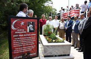 15 Temmuz şehidi kabri başında anıldı