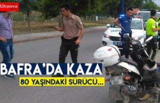 BAFRA'DA KAZA: 1 YARALI