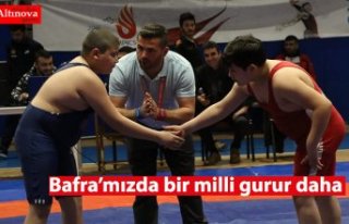Bafra’mızda bir milli gurur daha