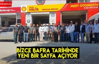 Bizce Bafra Tarihinde Yeni bir sayfa açıyor