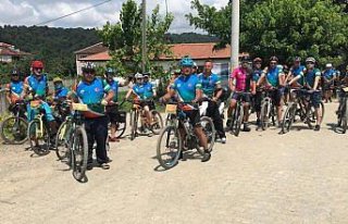 Düzce'de bisiklet festivali düzenlendi