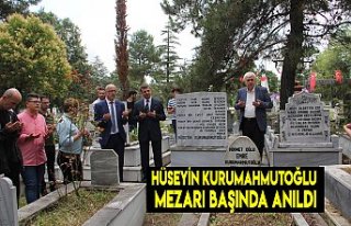 HÜSEYİN KURUMAHMUTOĞLU MEZARI BAŞINDA ANILDI