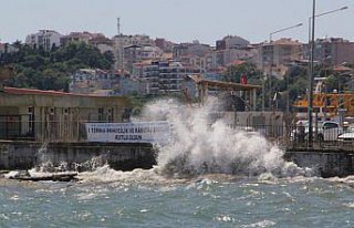 Karadeniz'de şiddetli rüzgar