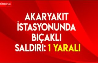 Samsun'da akaryakıt istasyonunda bıçaklı...