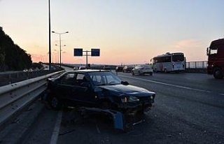 Samsun'da zincirleme trafik kazası: 2 yaralı