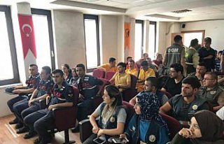 Sinop'da orman işletme personeline yangın eğitimi