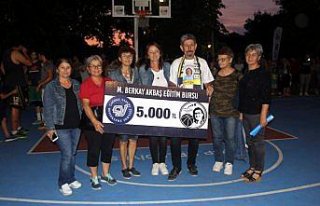 Sinop'ta Berkay Akbaş sokak basketbolu turnuvası...