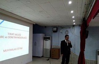 Tokat'ta muhtarlara eğitim verildi