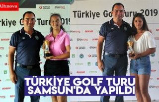 Türkiye Golf Turu Samsun'da yapıldı