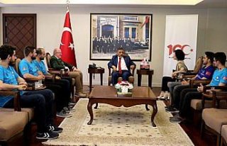 Vali Kaymak'tan Samsun Üniversitesi Roket Takımı'na...