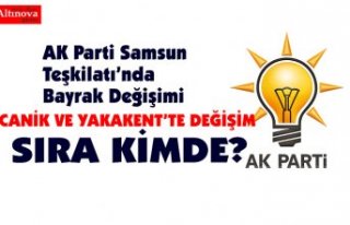 AK Parti Samsun Teşkilatı’nda Bayrak Değişimi