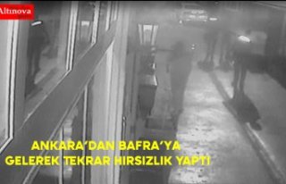 Ankara’dan Bafra’ya Gelerek Tekrar Hırsızlık...