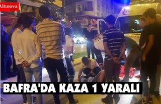 BAFRA'DA KAZA 1 YARALI