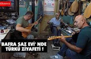 BAFRA SAZ EVİ' NDE TÜRKÜ ZİYAFETİ !