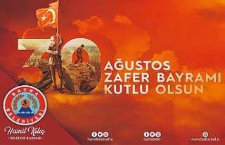BAFRA BELEDİYE BAŞKANI HAMİT KILIÇ’IN 30 AĞUSTOS...