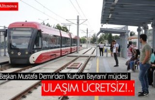 Başkan Mustafa Demir'den 'Kurban Bayramı'...