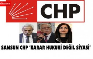 Samsun CHP 'SEÇİMLE GELEN SEÇİMLE GİDER'