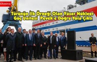 Türünün İlk Örneği Olan Yüzer Nükleer Güç...