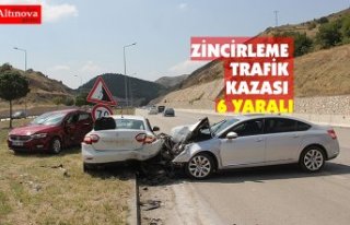 Zincirleme trafik kazası: 6 yaralı