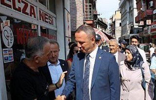 Başkan Alan'dan esnafa uyarı ziyareti