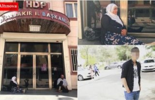 Diyarbakır'da bir anneden daha HDP önünde...