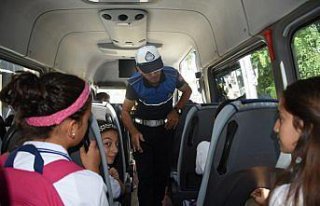 Düzce'de okul servislerine denetim