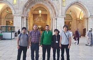 İmam hatipli başarılı öğrencilere Kudüs gezisi