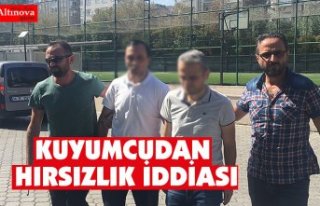 Samsun'da kuyumcudan hırsızlık iddiası