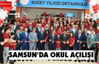 Samsun'da okul açılışı
