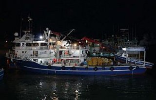 Trabzon'da balıkçılar 