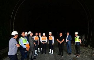 Yeni Zigana Tüneli'nin yüzde 61'i tamamlandı