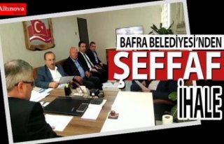 BAFRA'DA ŞEFFAF BELEDİYECİLİK ÖRNEĞİ
