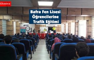 Bafra Fen Lisesi Öğrencilerine Trafik Eğitimi