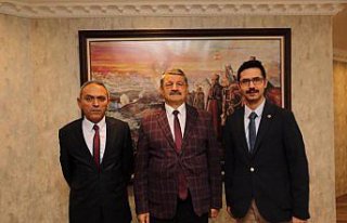 Belediye Başkanı Akın'a ziyaret