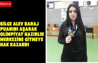 Bilge Alev Baraj Puanını aşarak Olimpiyat Hazırlık...