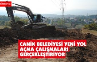 CANİK BELEDİYESİ YENİ YOL AÇMA ÇALIŞMALARI...