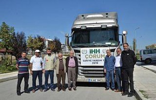 Çorum'dan Suriye'deki ihtiyaç sahiplerine insani...