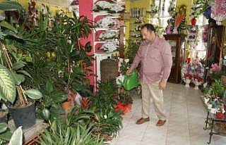 Engelli çiçekçi bir günlük gelirini Mehmetçik'e...