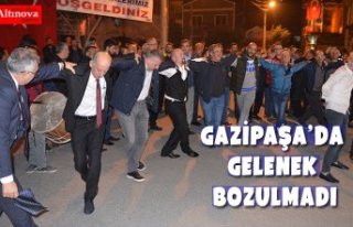Gazipaşa’da Gelenek Bozulmadı