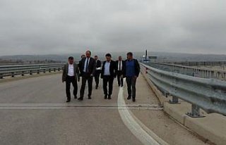 Havza'da kaza riski olan yollar incelendi