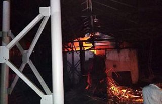 Karabük'te fabrika yangını