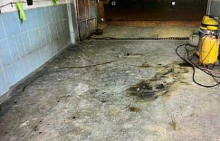 Amasya'da kızdığı eşinin iş yerine molotofkokteyli...