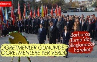 Barbaros Turna’dan alkışlanacak hareket