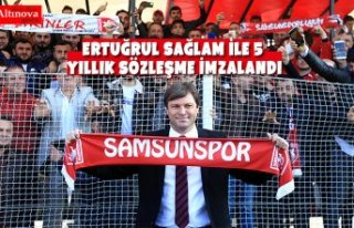 Ertuğrul Sağlam ile 5 yıllık sözleşme imzalandı
