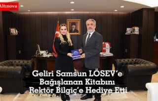 Geliri Samsun LÖSEV’e Bağışlanan Kitabını...