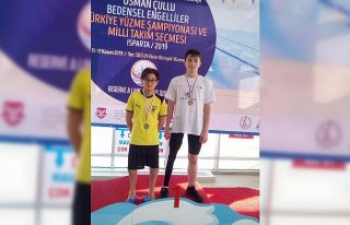 Giresunlu yüzücünün başarısı