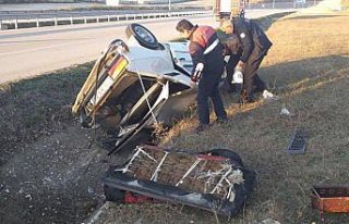 Havza'da trafik kazası: 2 yaralı