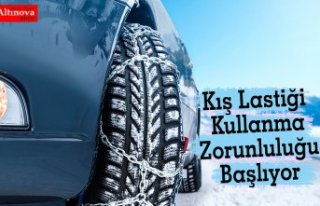 Kış Lastiği Kullanma Zorunluluğu Başlıyor