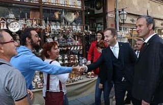 Mudurnu Kaymakamı Yelek'in ziyaretleri